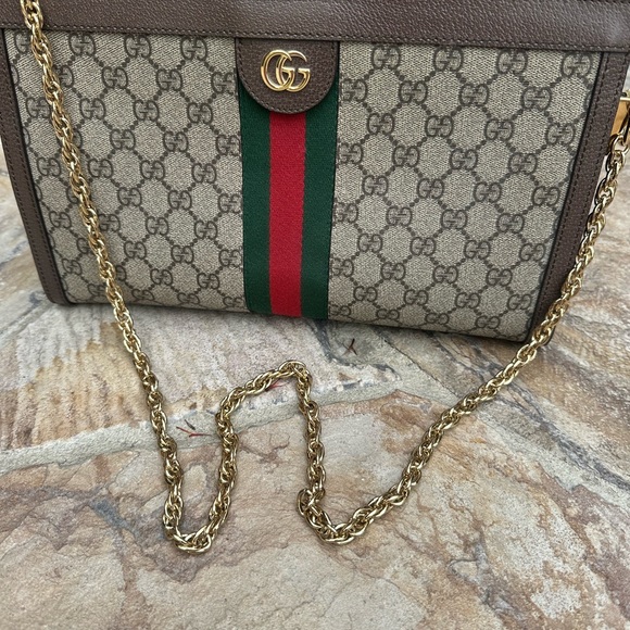 Authentic Gucci Ophidia GG small shoulder bag - Picture 4 of 8